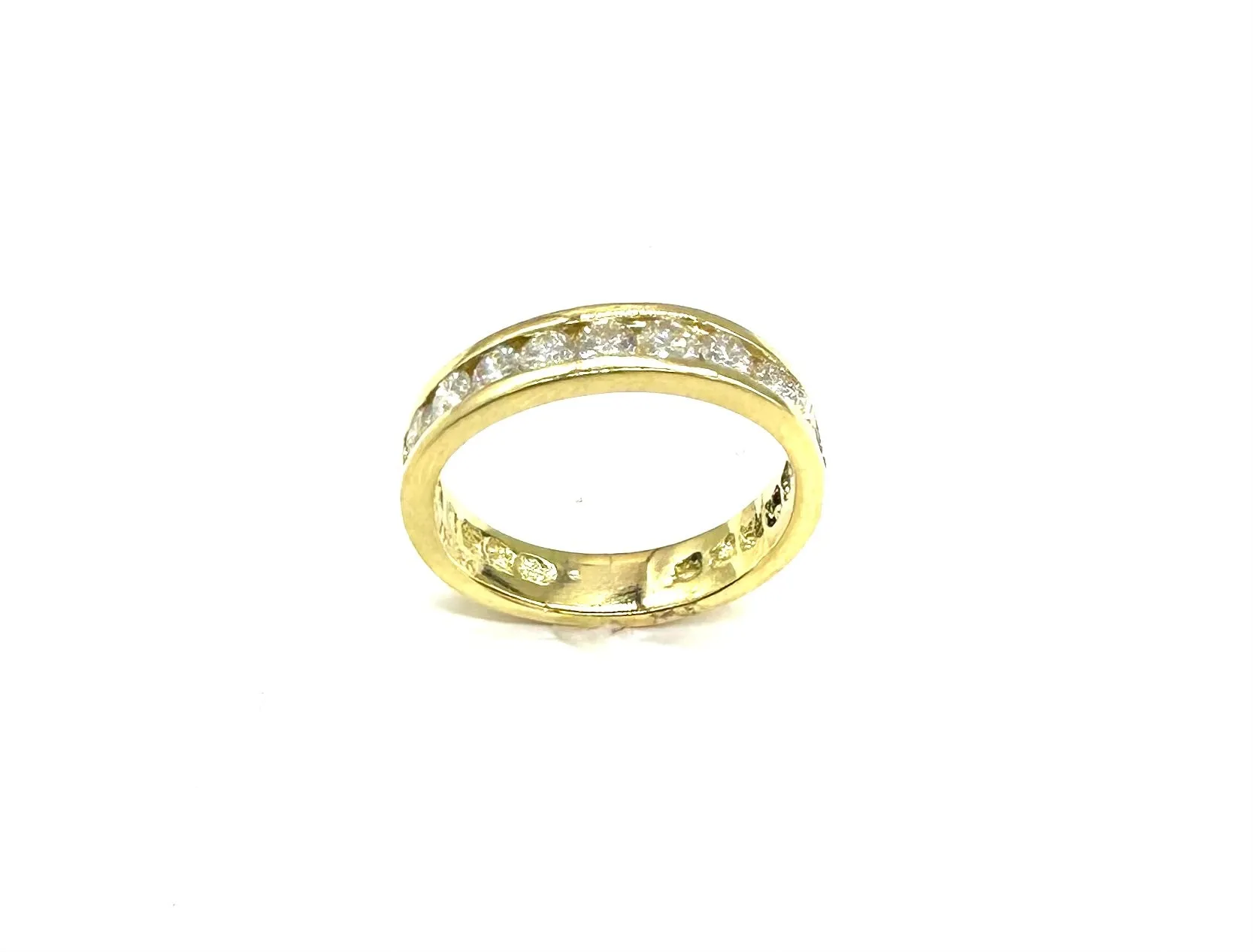 18k Gold- 1/2 CTW Channel Set Diamond Band