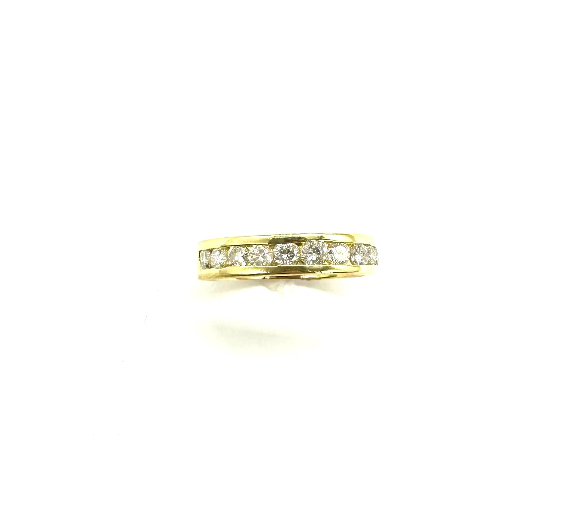 18k Gold- 1/2 CTW Channel Set Diamond Band