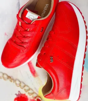 2805 Red low sneakers