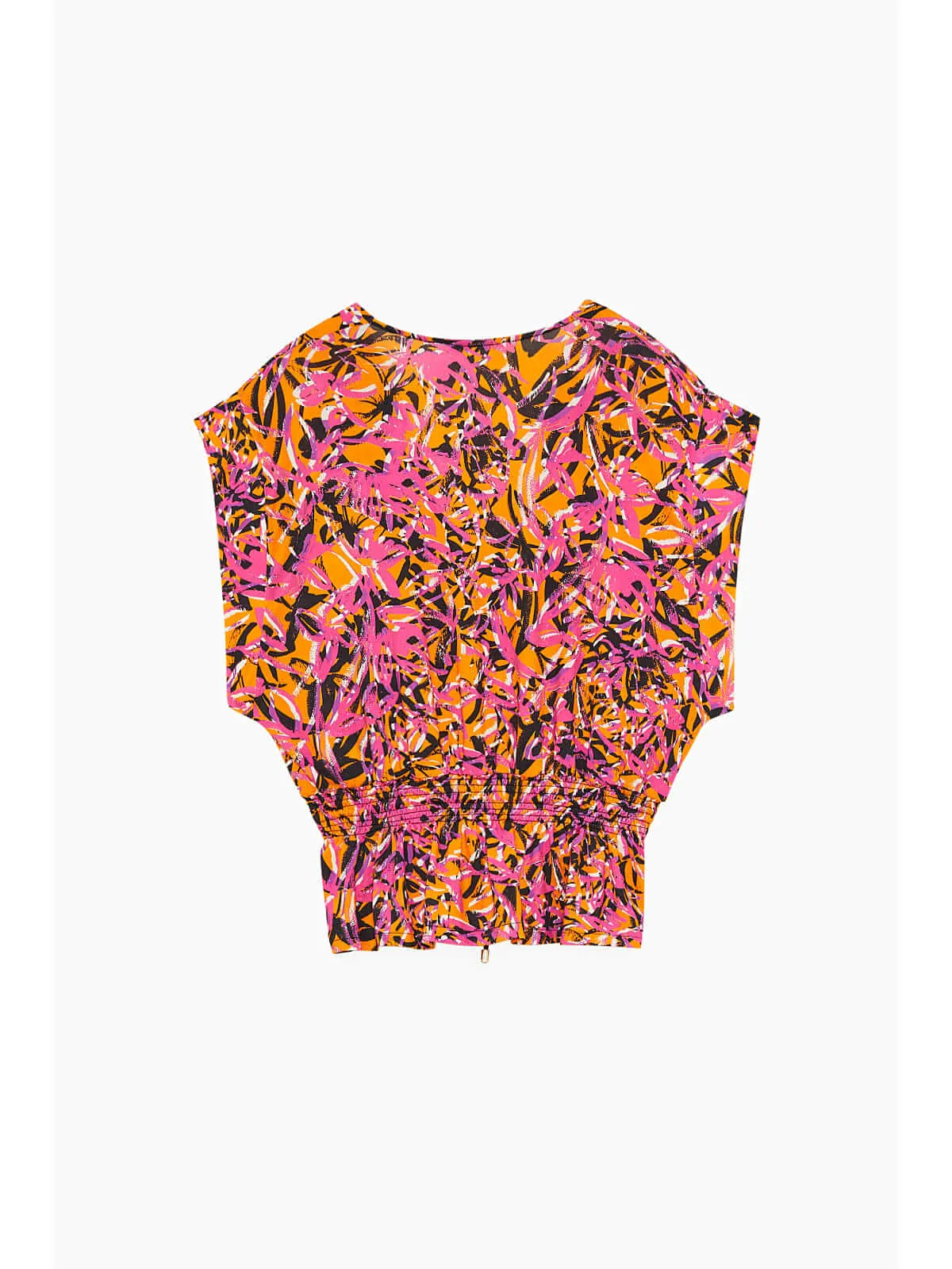 Abstract Juicy Orange Top