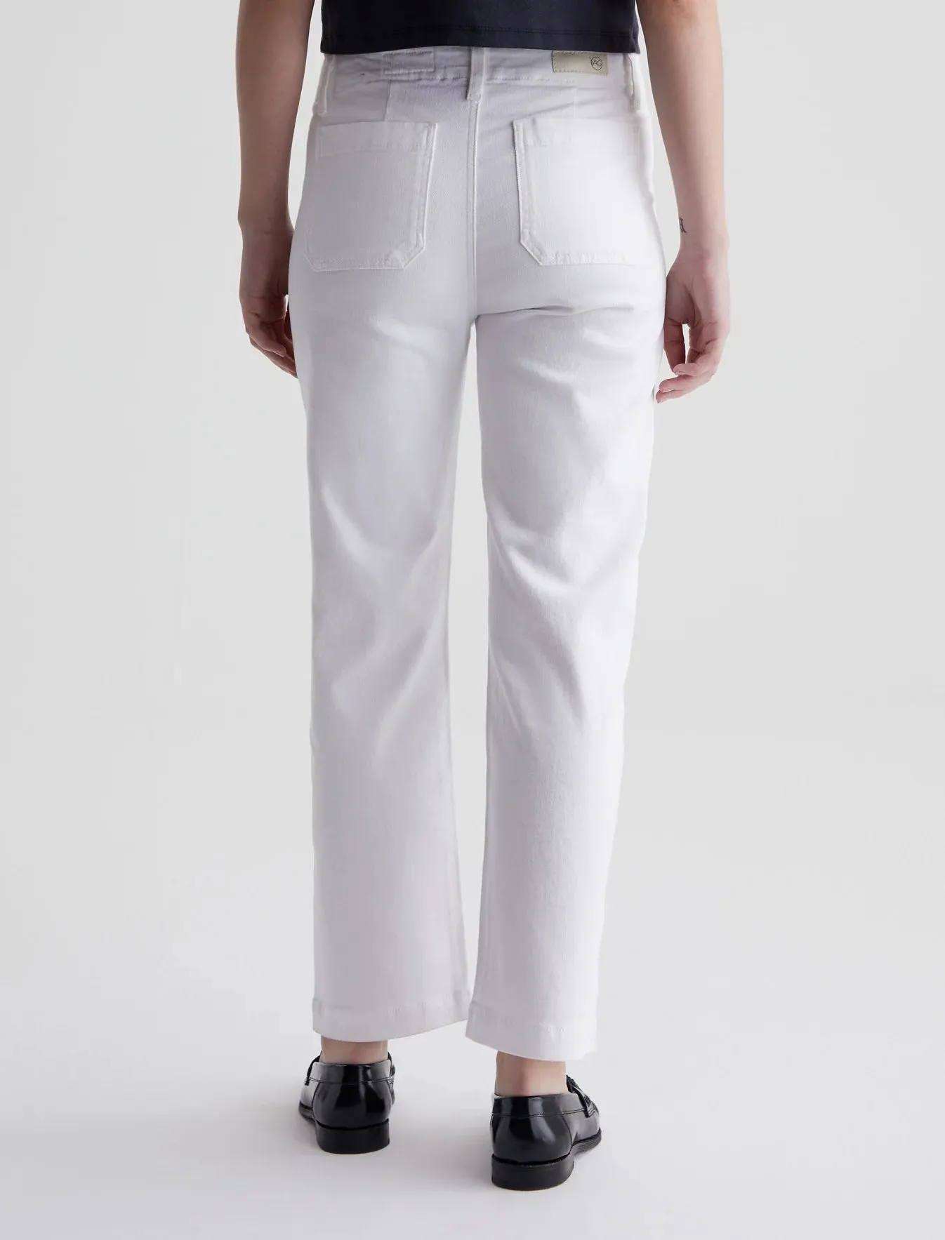 AG Denim Analeigh Jean in Cloud White