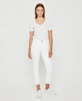 AG Denim Ex-Boyfriend Slim in White