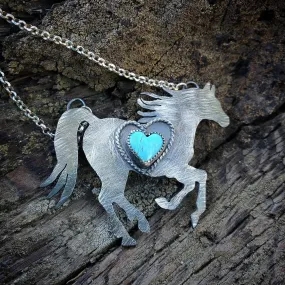 Artisan Horse Turquoise Necklace