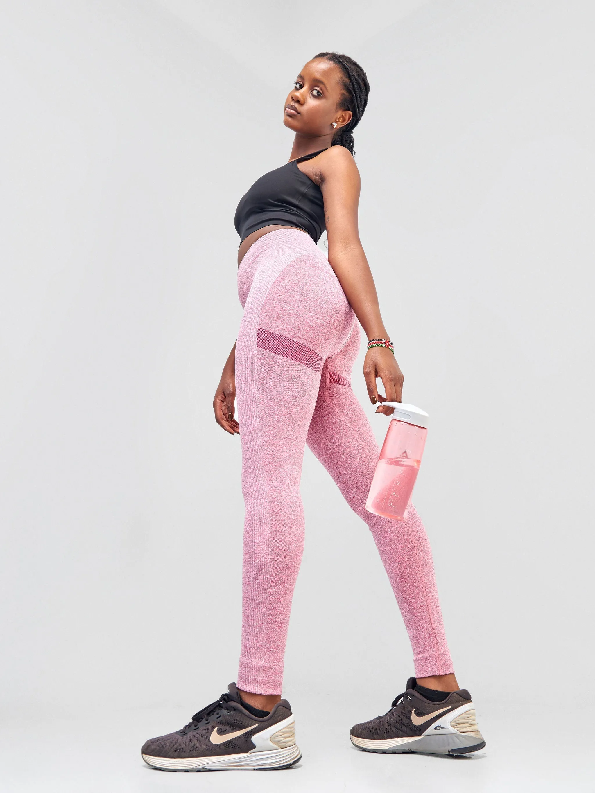 Ava Fitness Stay Active Leggings - Pink