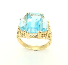 Blue Topaz Ring