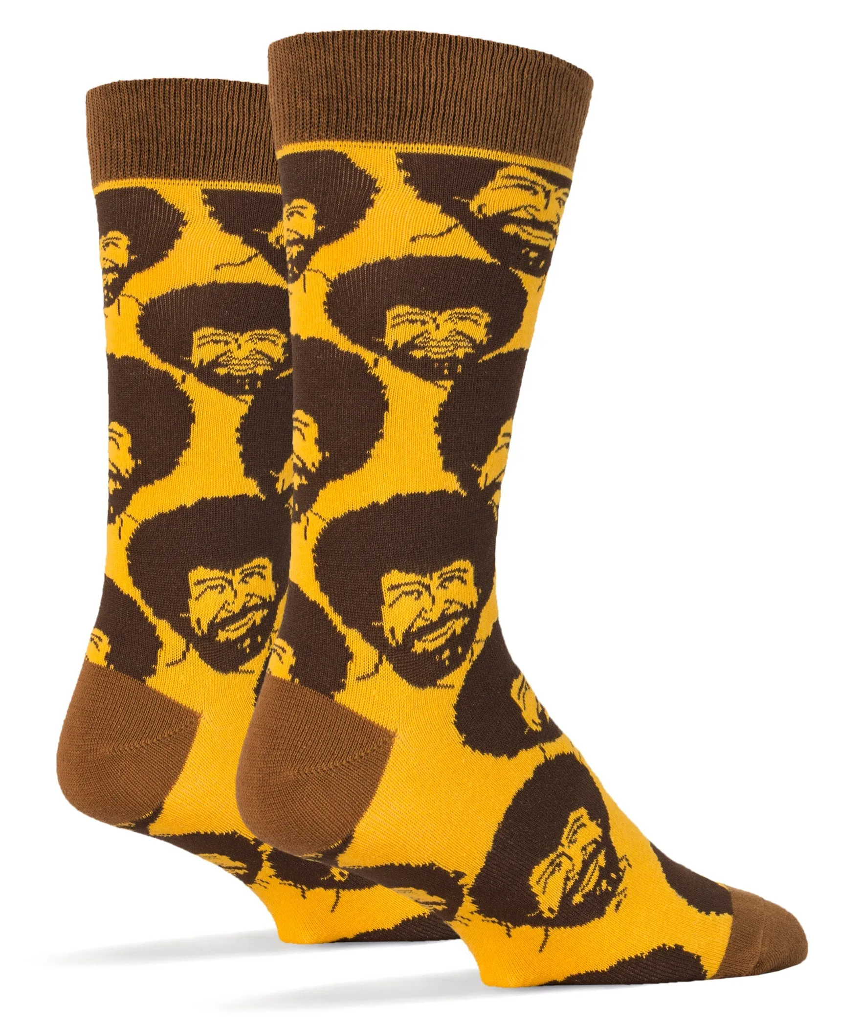 Bob Ross Flash Mob Socks