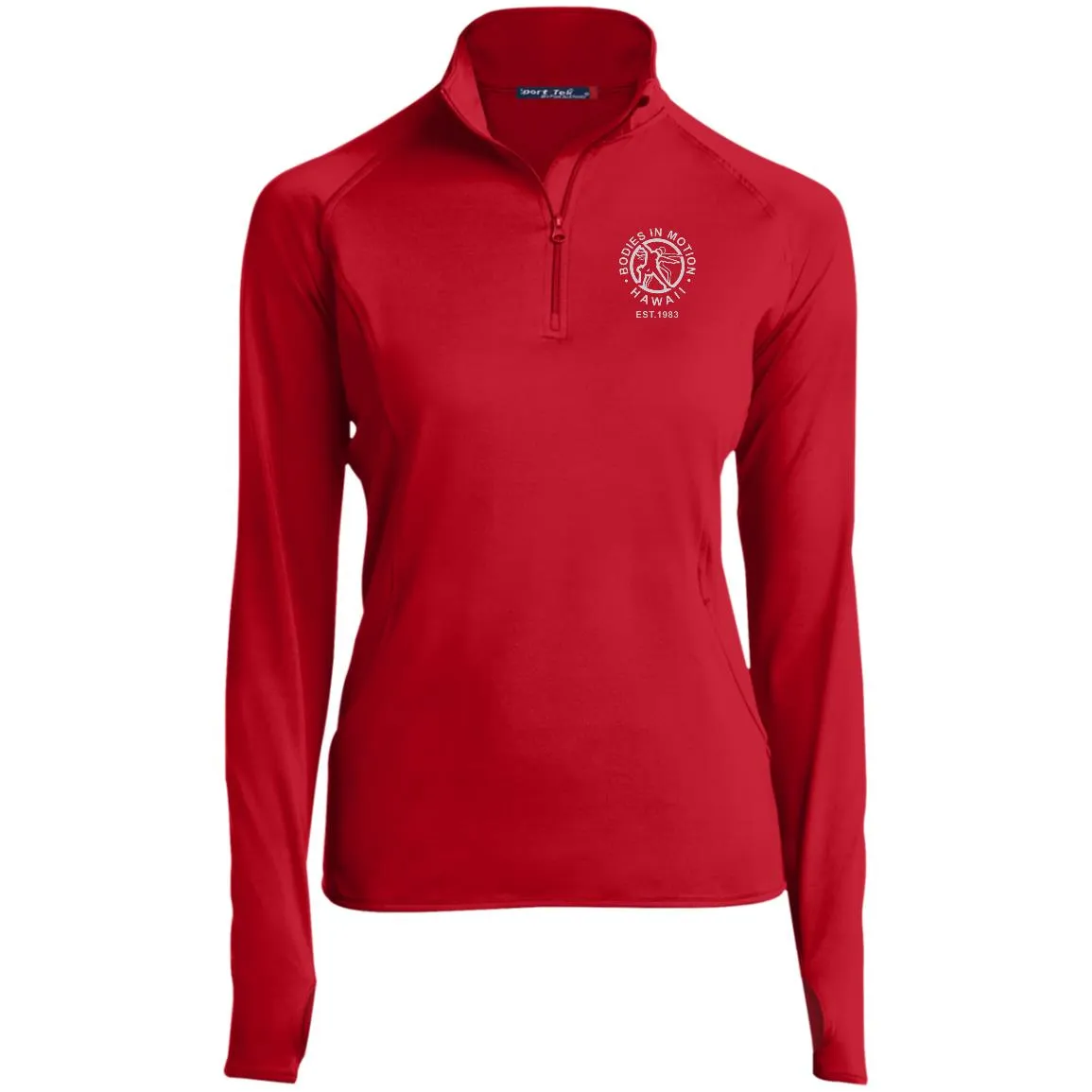 Bodies in Motion Ladies' 1/2 Zip Performance Pullover