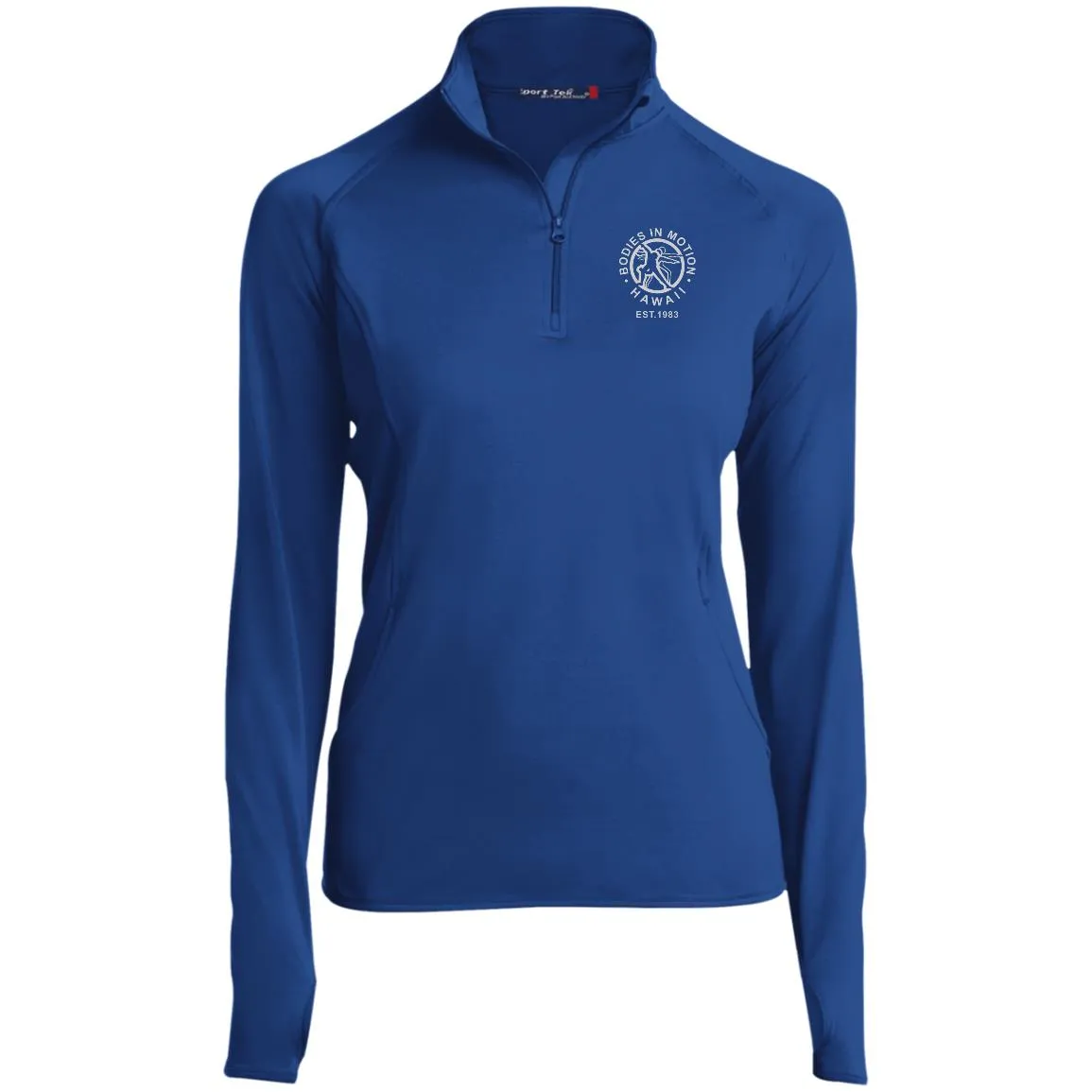 Bodies in Motion Ladies' 1/2 Zip Performance Pullover