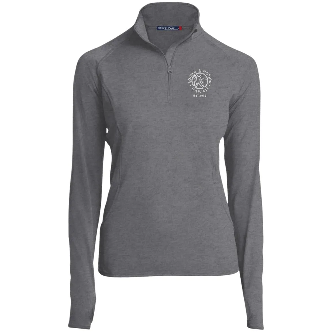 Bodies in Motion Ladies' 1/2 Zip Performance Pullover