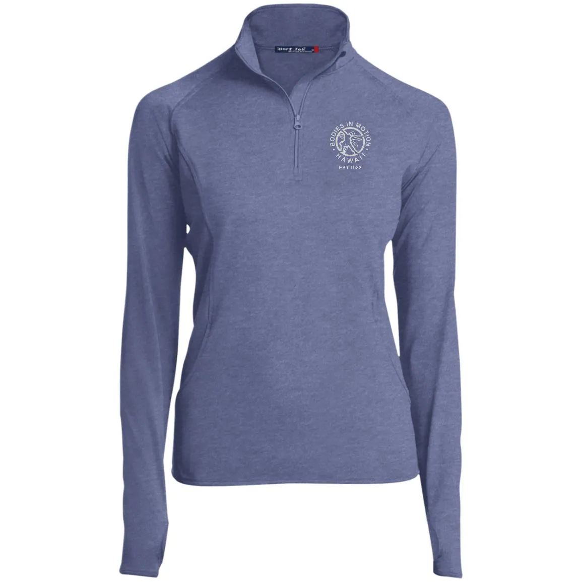 Bodies in Motion Ladies' 1/2 Zip Performance Pullover