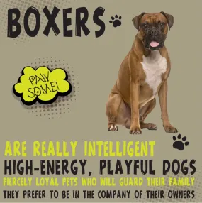 Boxer Metal Wall Sign