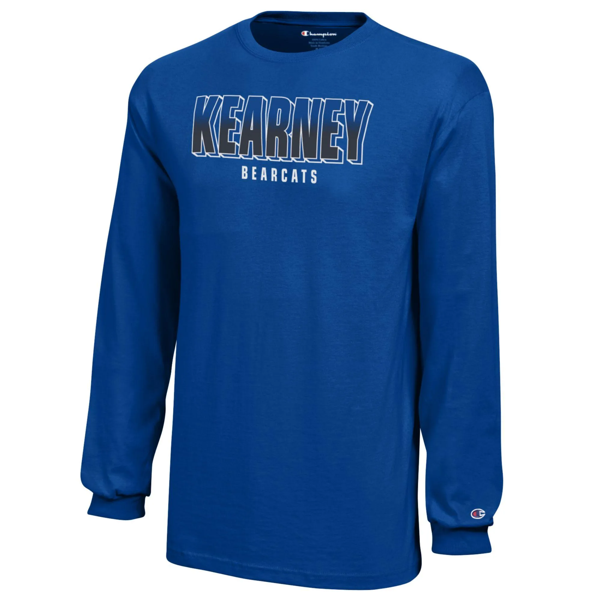 Boys'/Girls' Champion Kearney Bearcats Youth Fade Longsleeve