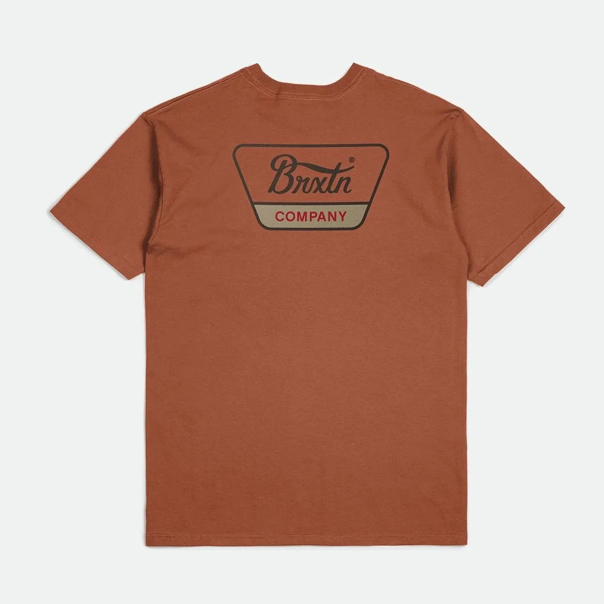 BRIXTON Linwood S/S Standard Tee - Terra Cotta