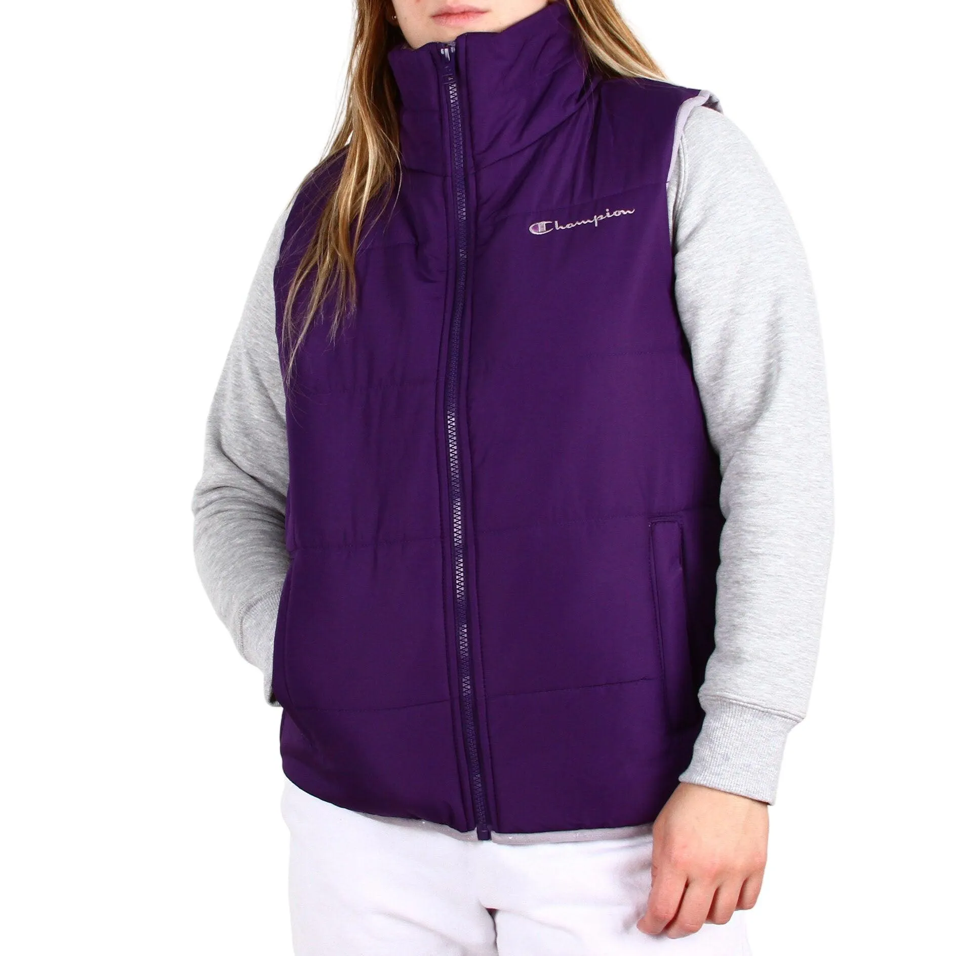 Chaleco Champion Puffer Mujer Violeta