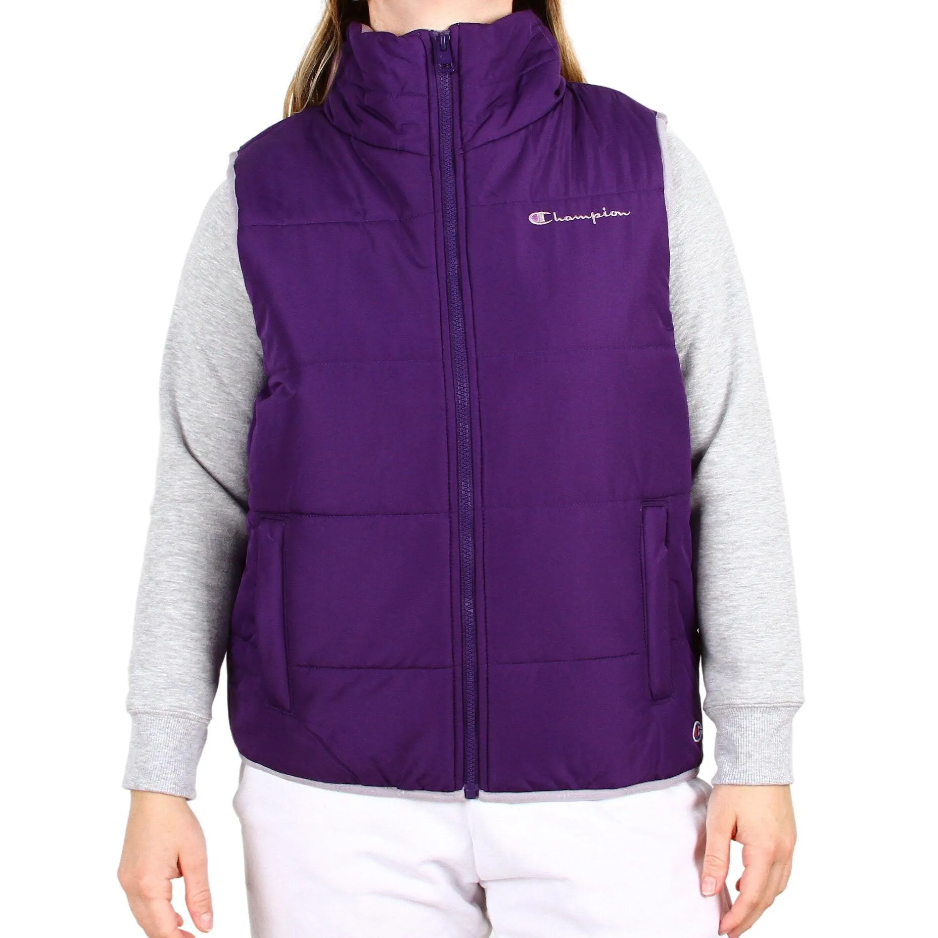 Chaleco Champion Puffer Mujer Violeta