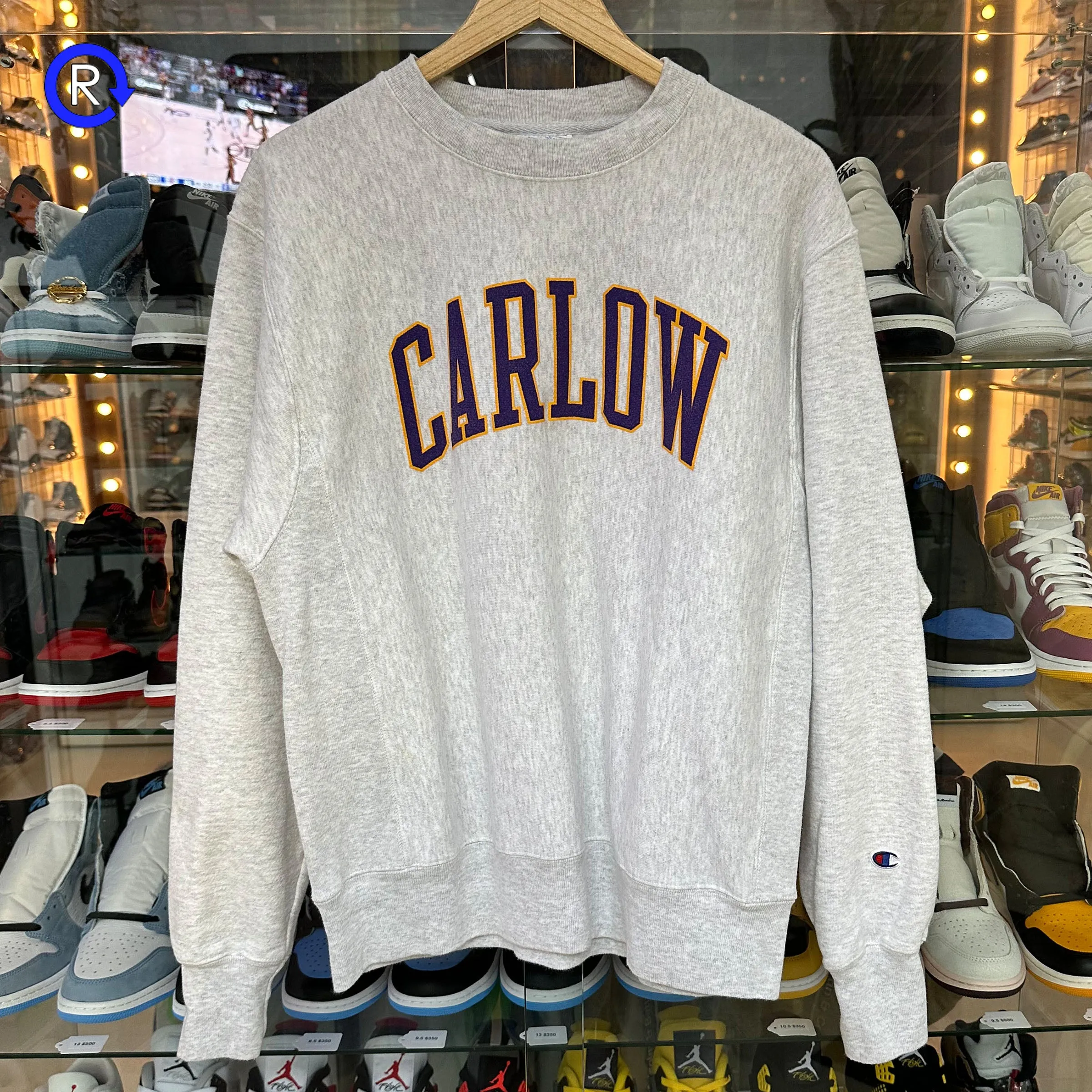 Champion Ash Grey Carlow Crewneck Sweatshirt