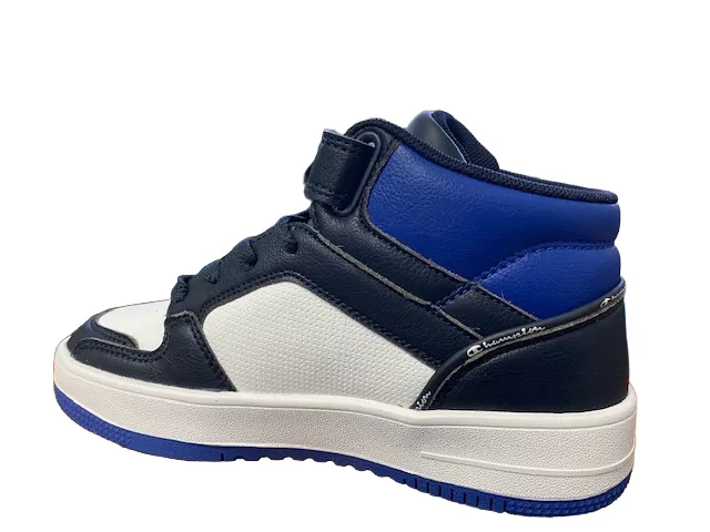 Champion Children's high shoe with lace and strap Rebound 2.0 Mid S32413 BS501 PS navy-white-royal