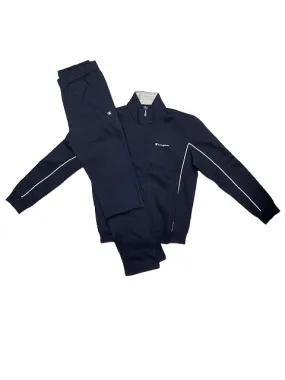 Champion Fleece cotton tracksuit with zip 218111 BS501 NNY navy