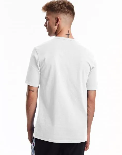 CHAMPION - Men - Classic Graphic Tee - White