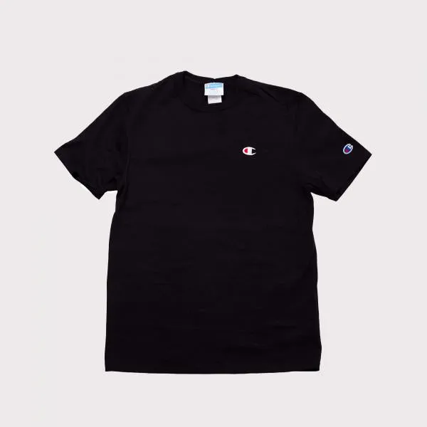 CHAMPION - Men - Core Embroidered Tee - Black