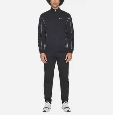 Champion Mens Black Cotton Tracksuit Sweatshirt - Model 219393 KK001