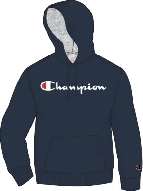 Champion Powerblend Screen Print Script Hoodie