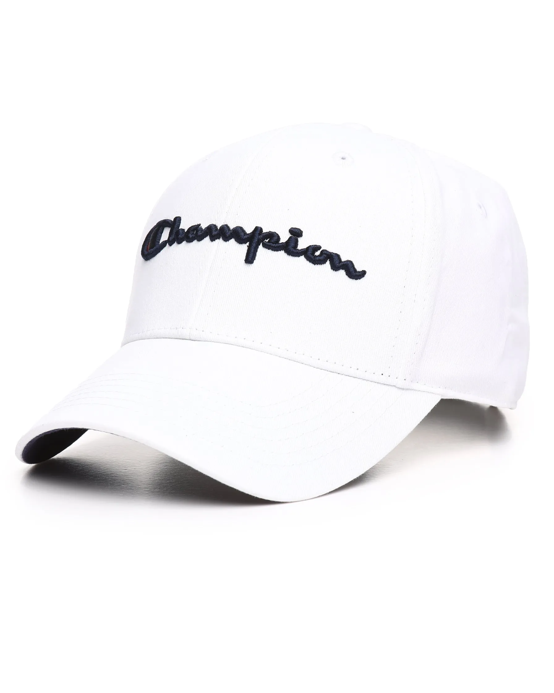 CHAMPION SCRIPT CLASSIC DAD HAT - WHITE