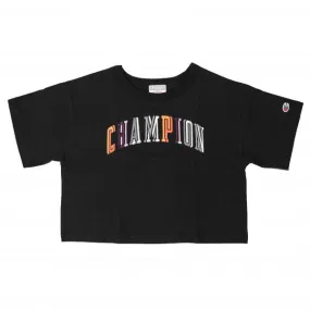 CHAMPION - Women - Double Vision Crop Tee - Black