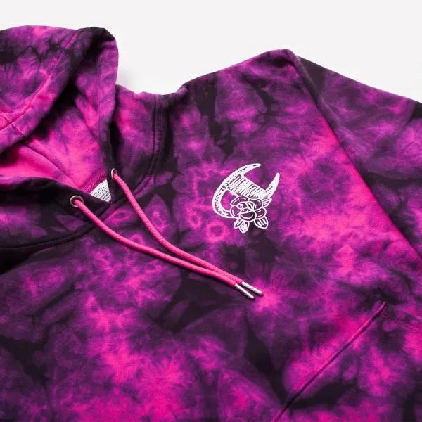 CHAMPION - Women - Galaxy Dye Hoodie - Pink/Black