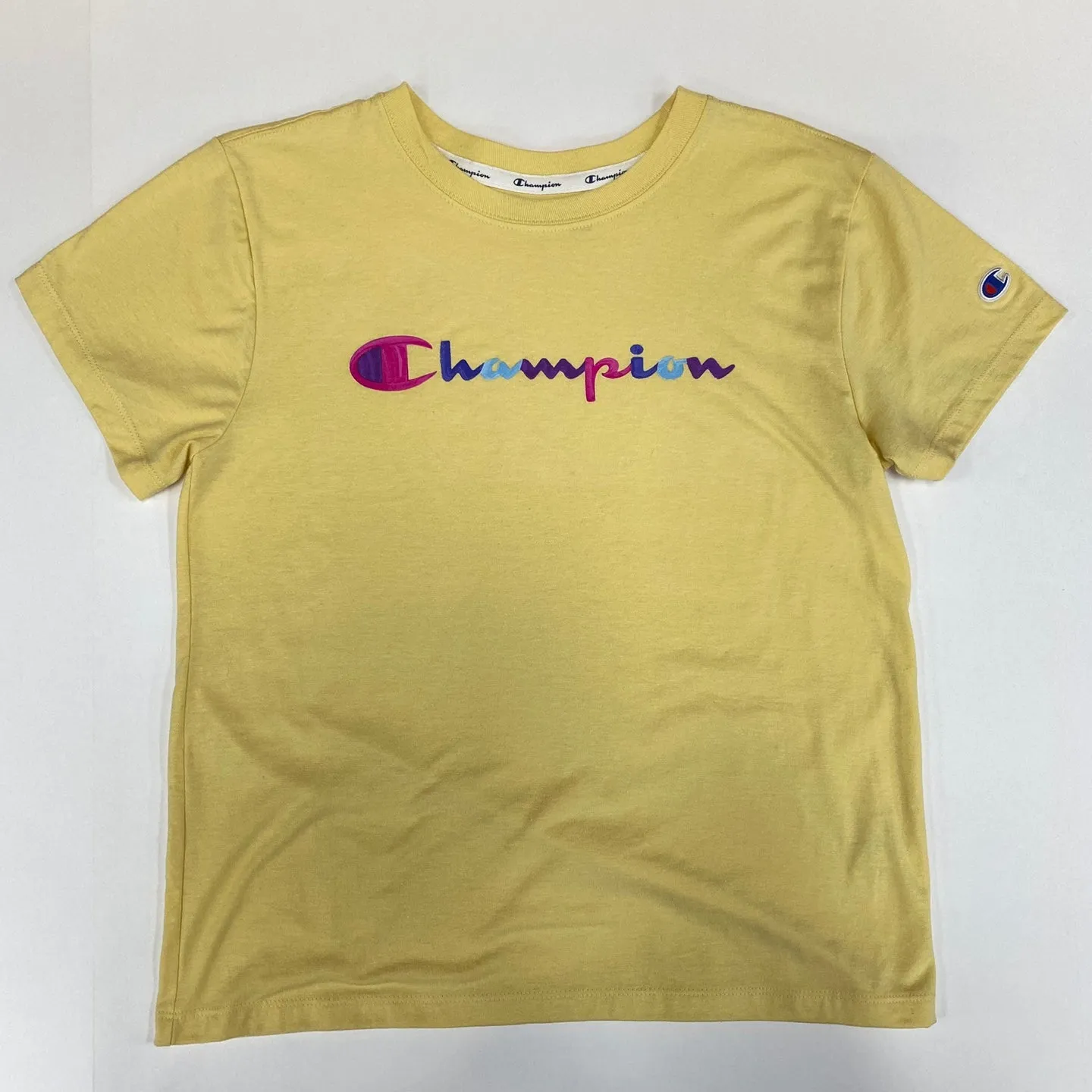 Champion Women's Classic Tee, Watercolor Logo