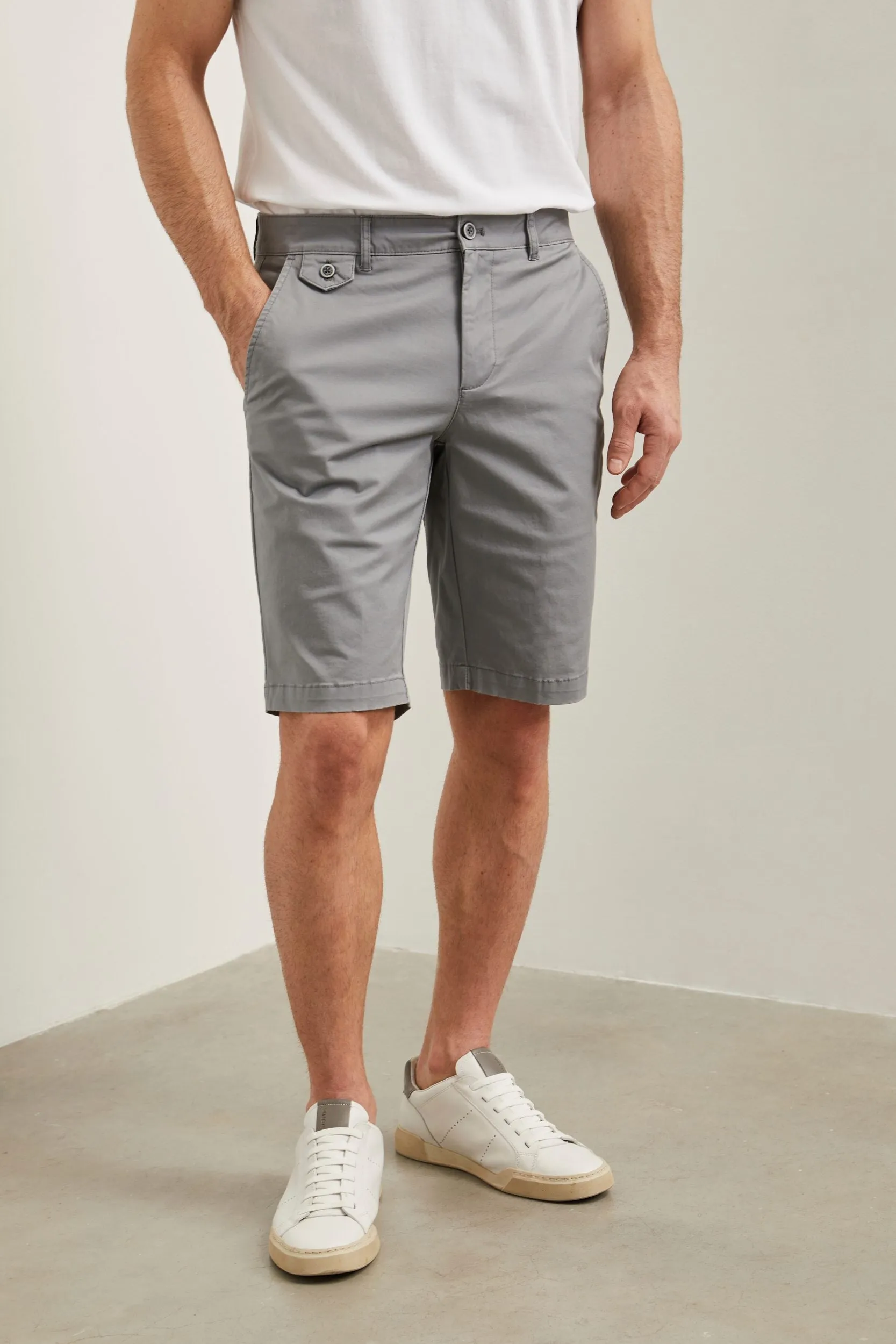 Chino-look bermuda shorts