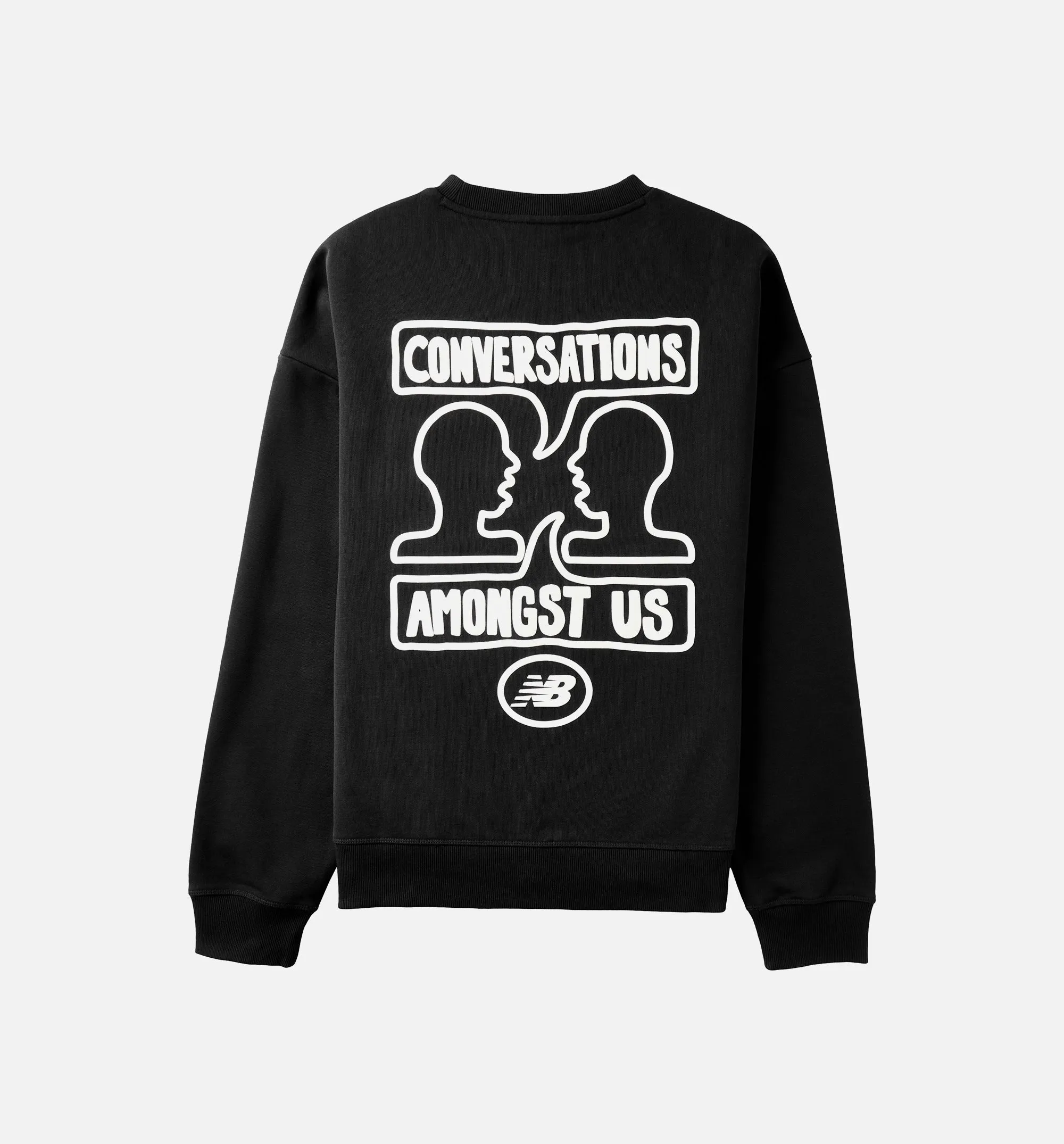 Conversations Amongst Us Mens Crew - Black