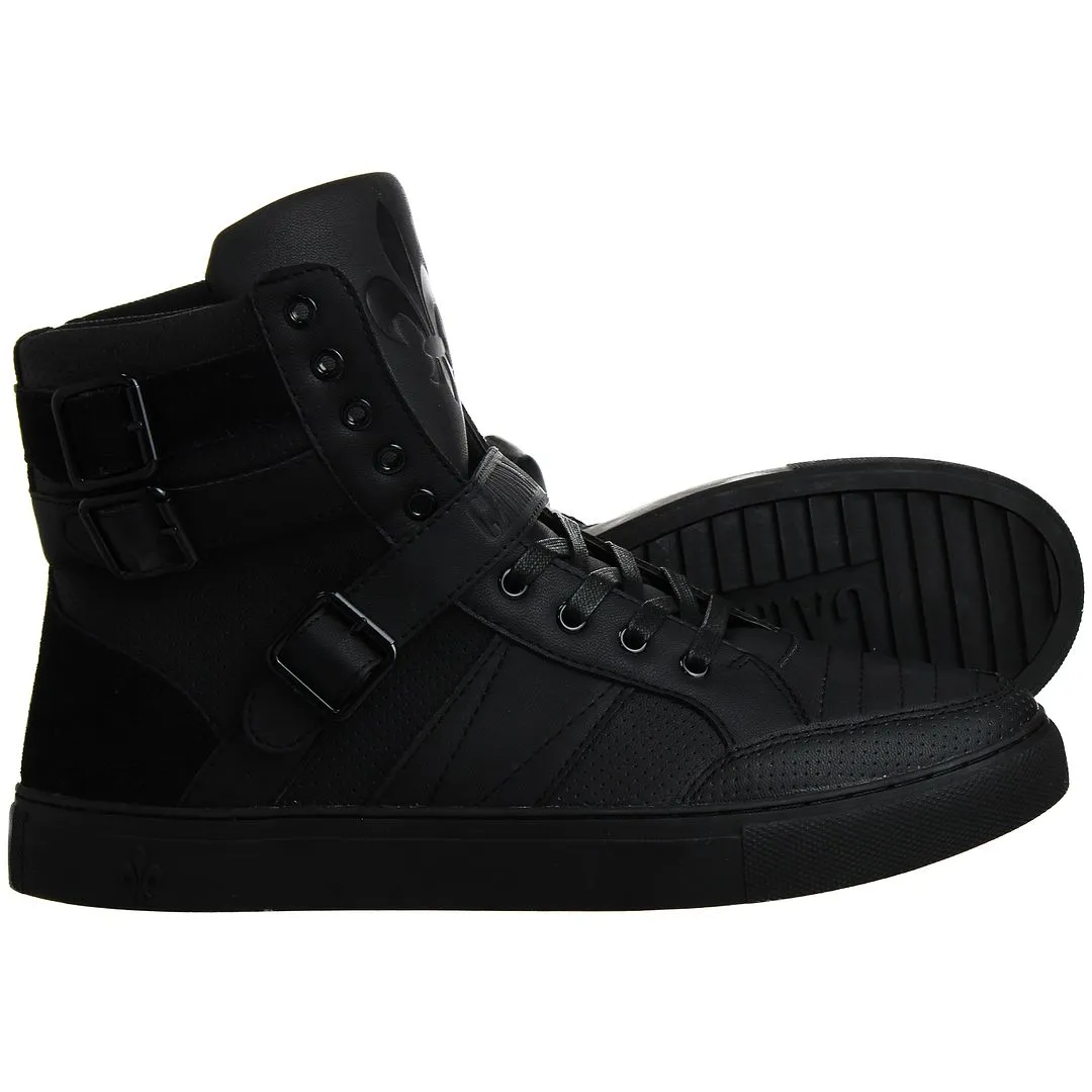 Criminal Damage Tower High Top Mens Black Trainers