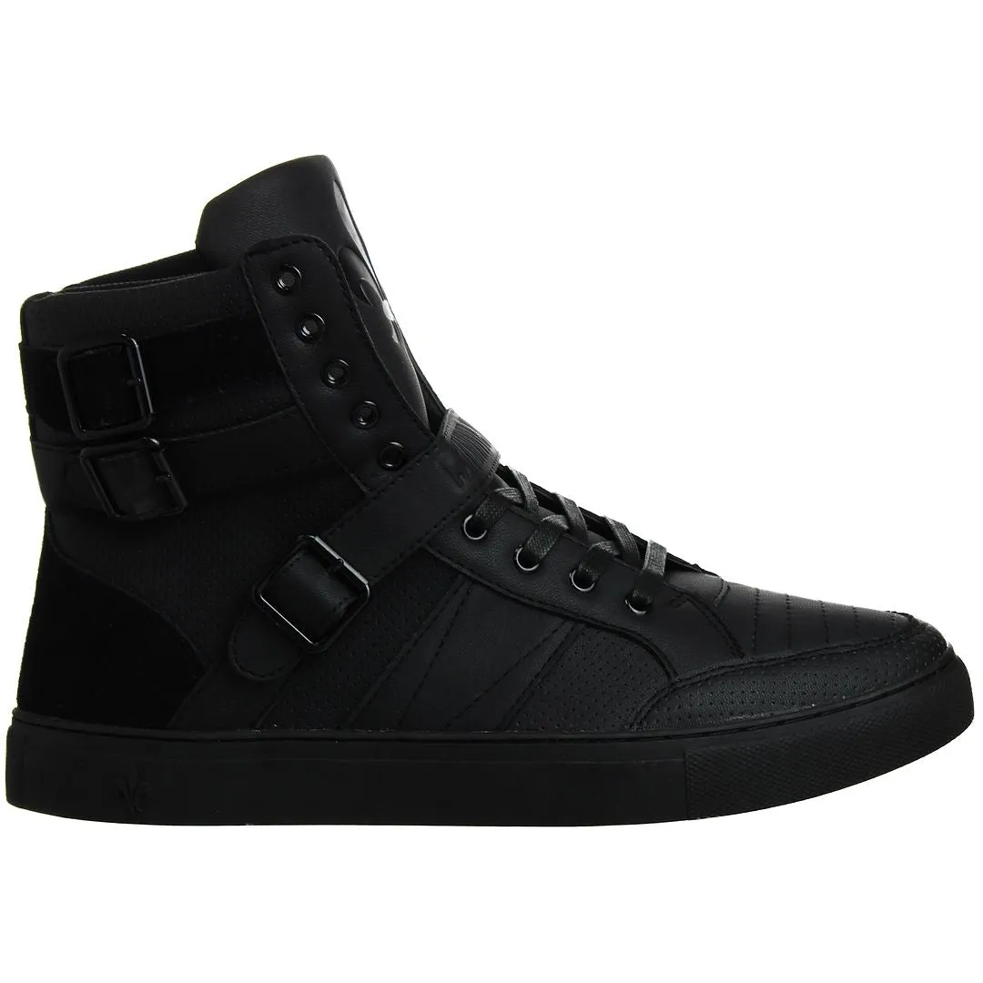 Criminal Damage Tower High Top Mens Black Trainers