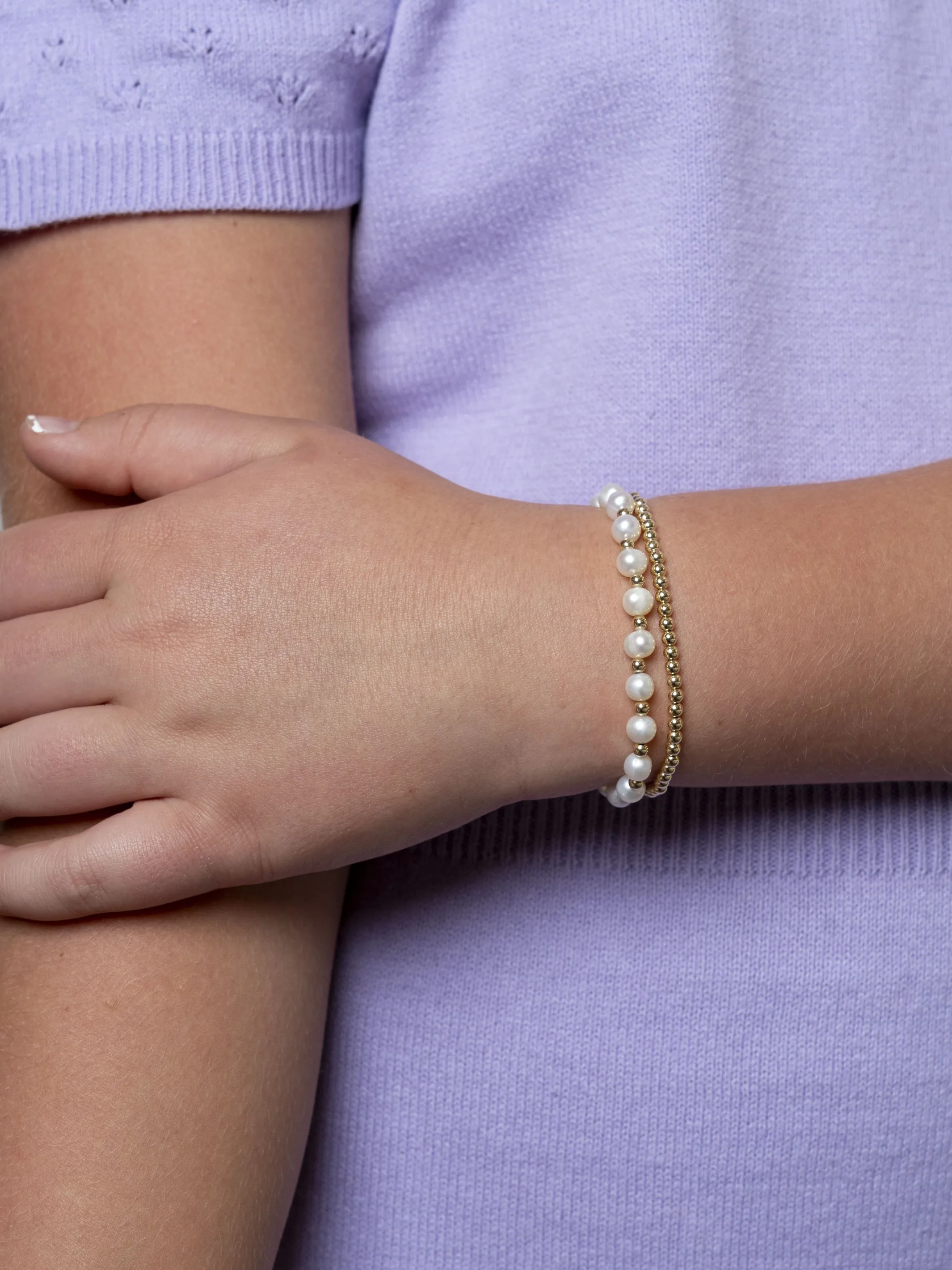 Emma Pearl Stretch Bracelet