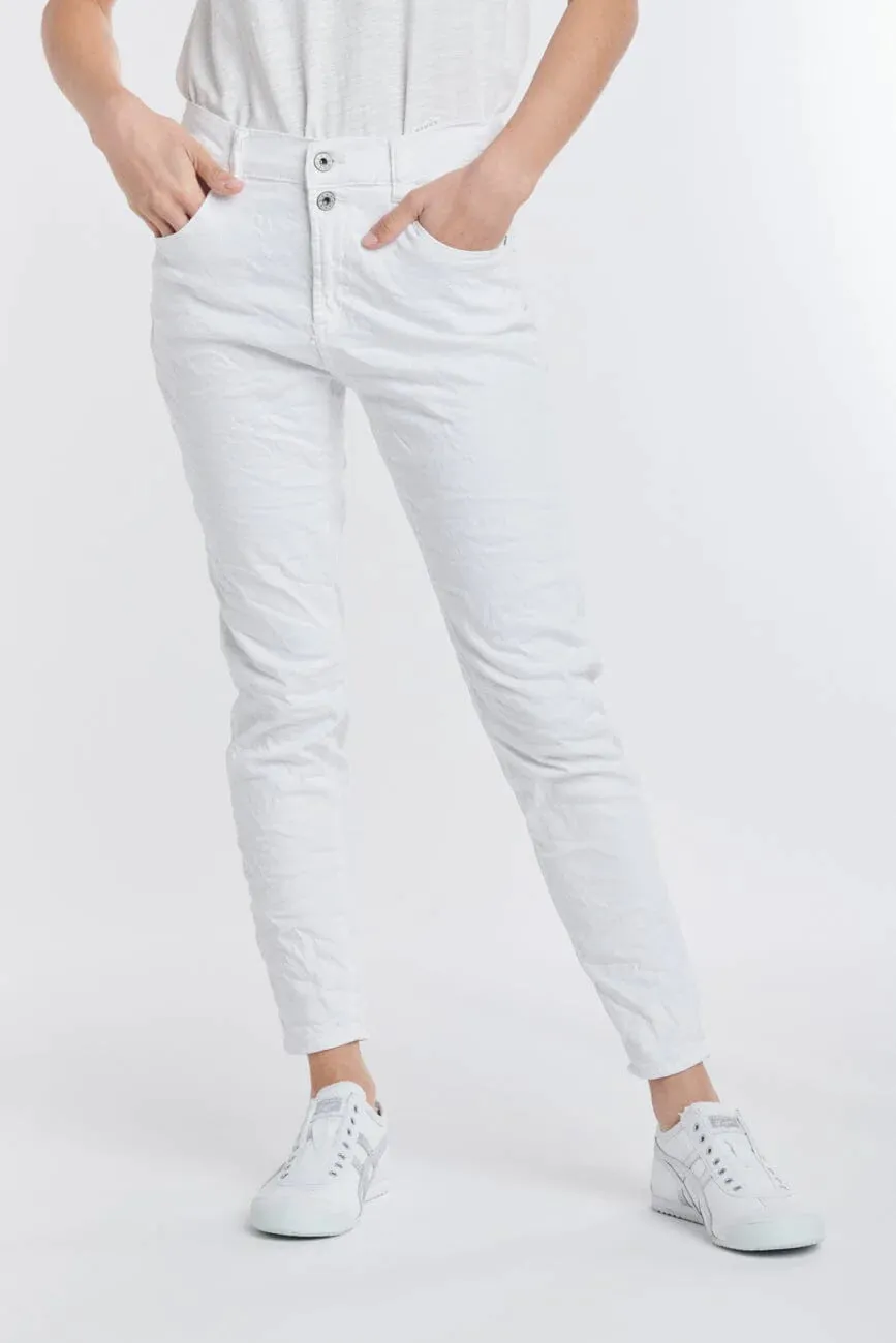 Emma Stretch Jean White