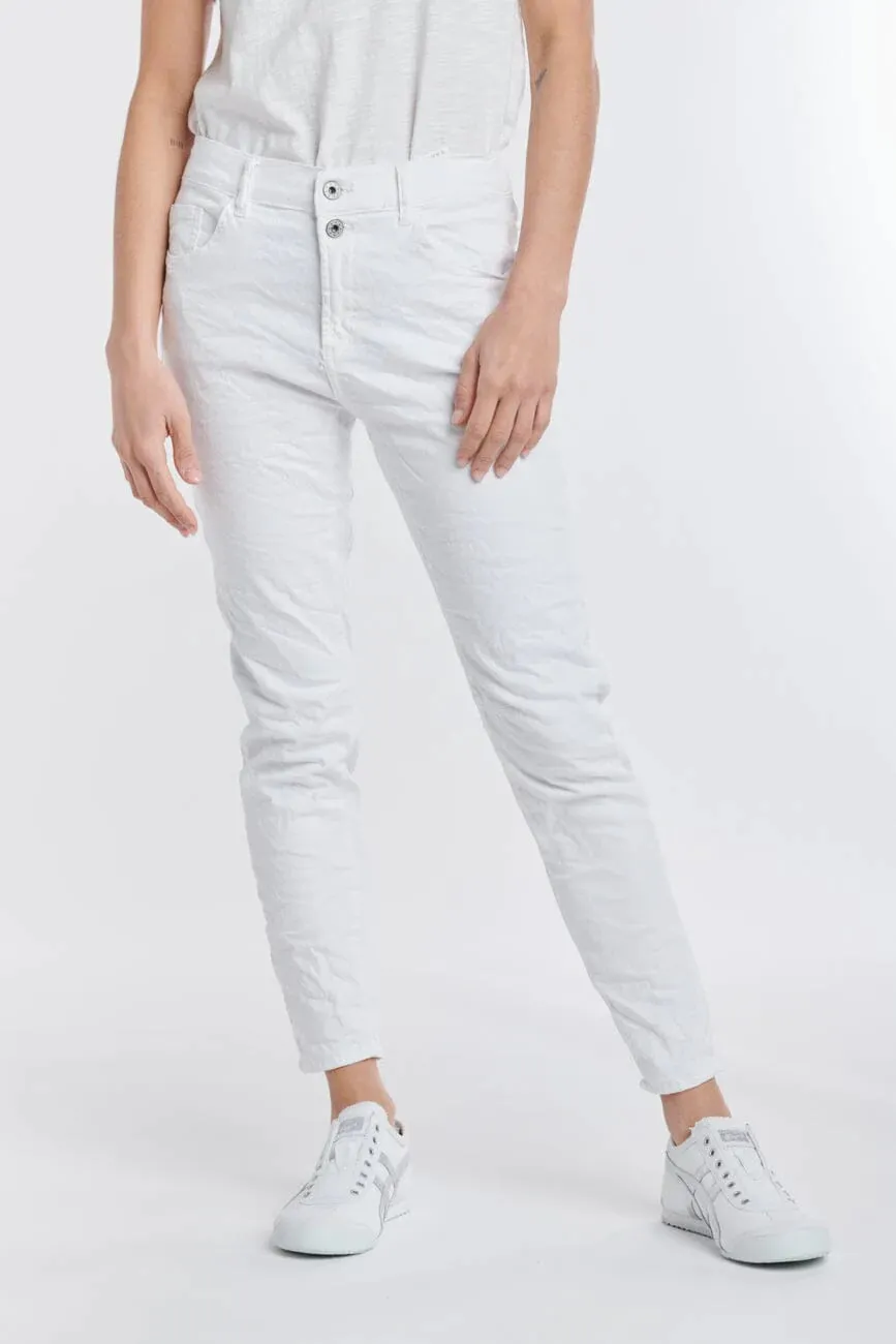 Emma Stretch Jean White