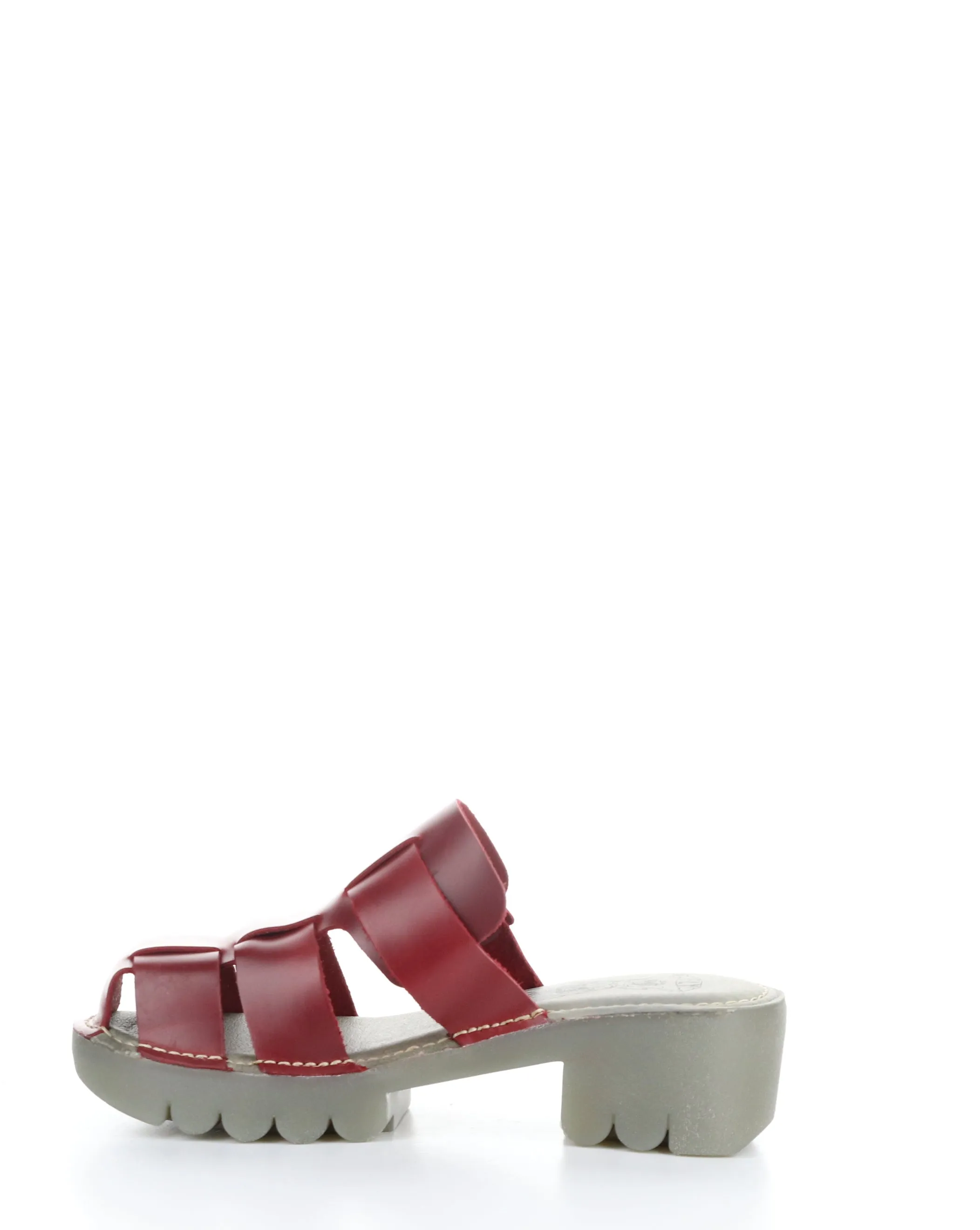 ENVY521FLY Red Slip-on Mules