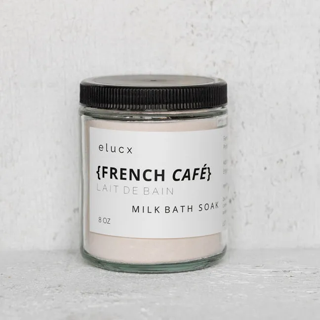 FRENCH CAF gift set (salt bath   milk bath soak)