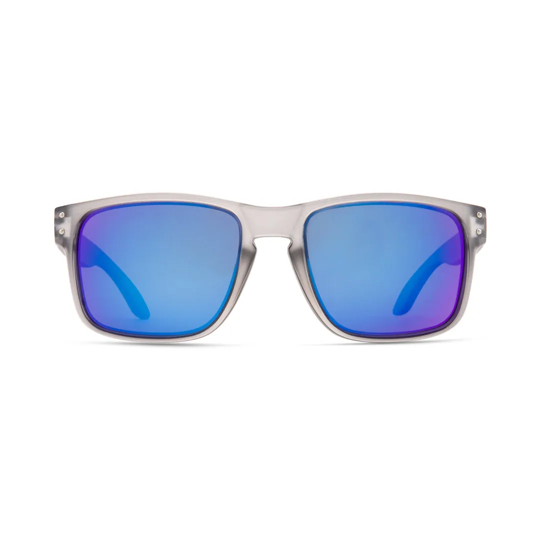 Genejack Sunglasses | Translucent Grey/Blue