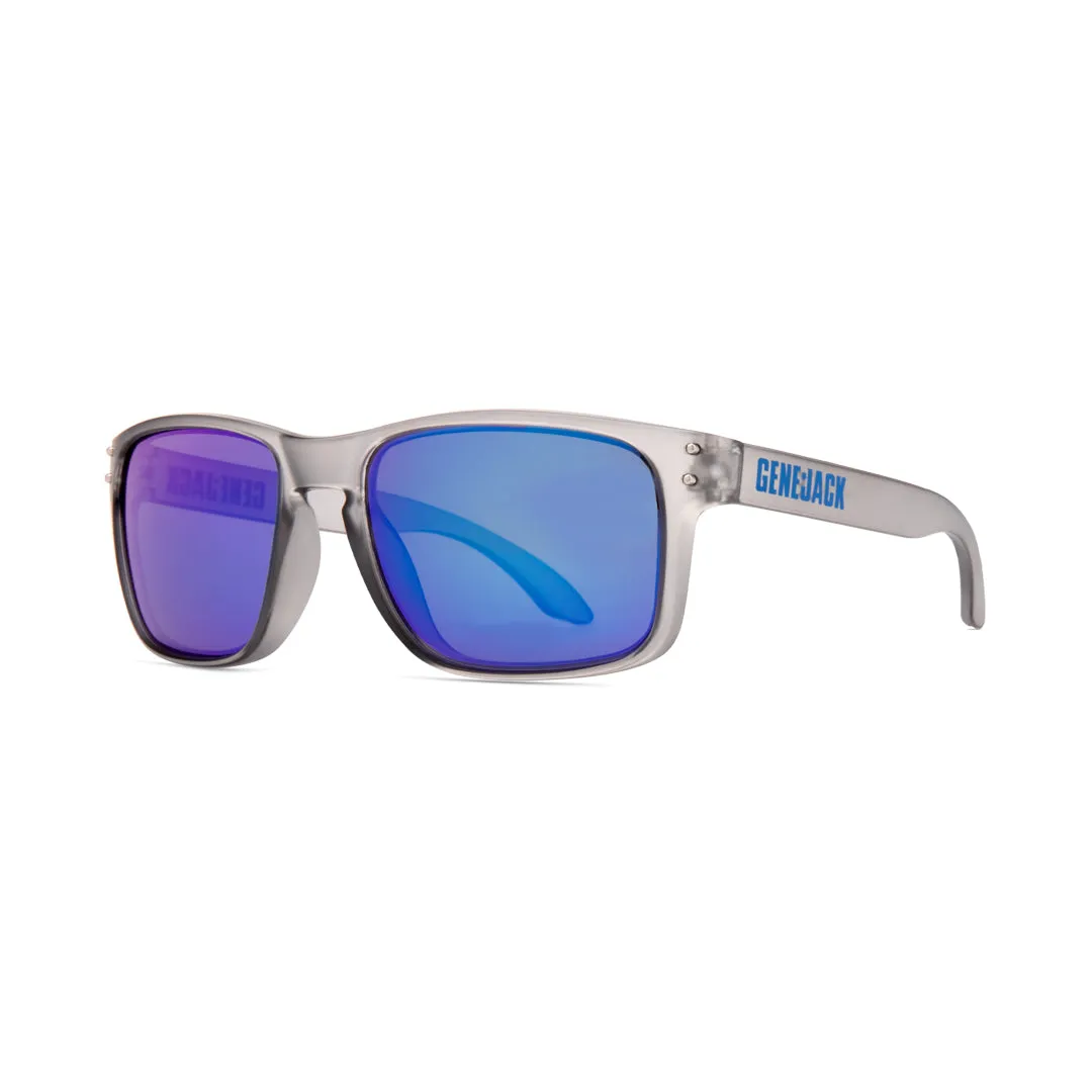 Genejack Sunglasses | Translucent Grey/Blue