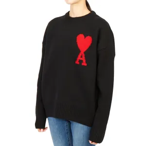 Heart Logo Common Wool Sweater Oversized Fit S B-687512