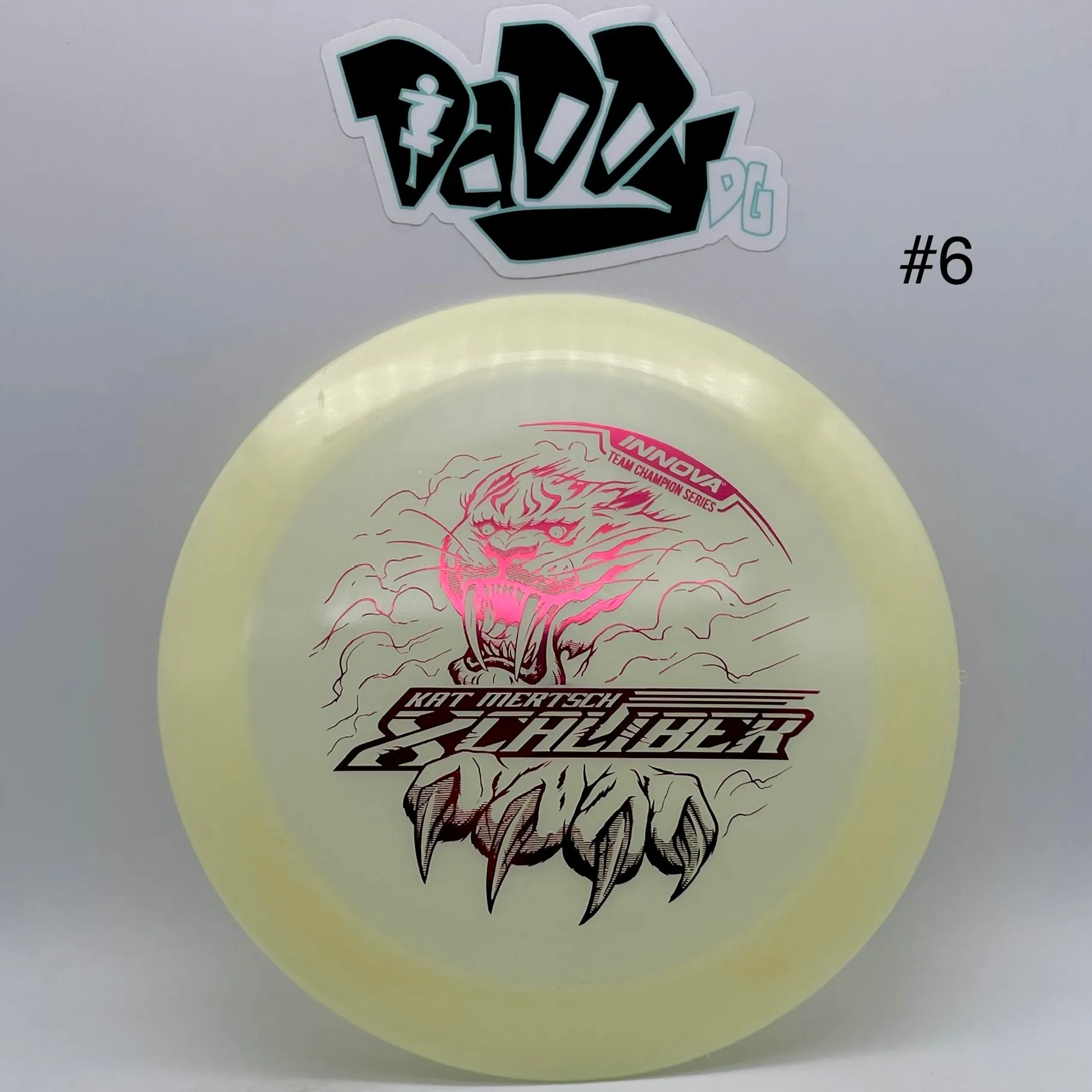 Innova Champion Color Glow XCaliber 2022 Tour Series Kat Mertsch Stamped Distance Driver