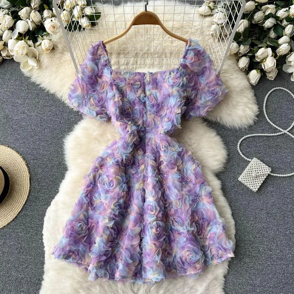 Lexis 3D Floral Dress