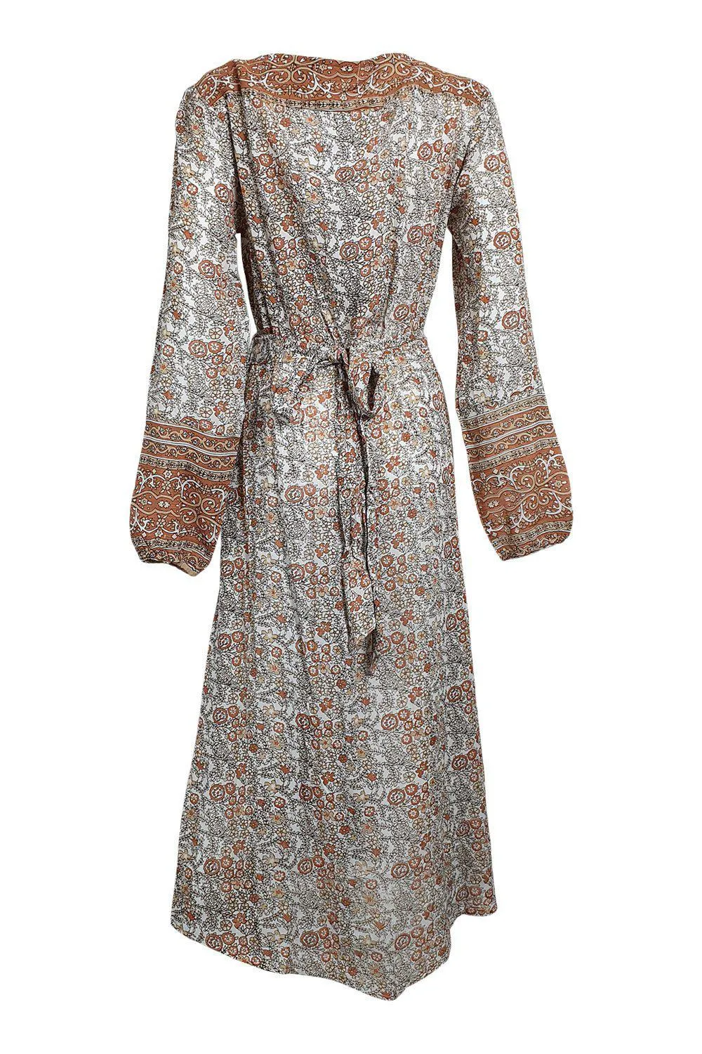 LITTLE MISS GYPSY Earthly Delights Meadow Wrap Midi Dress (S/M)