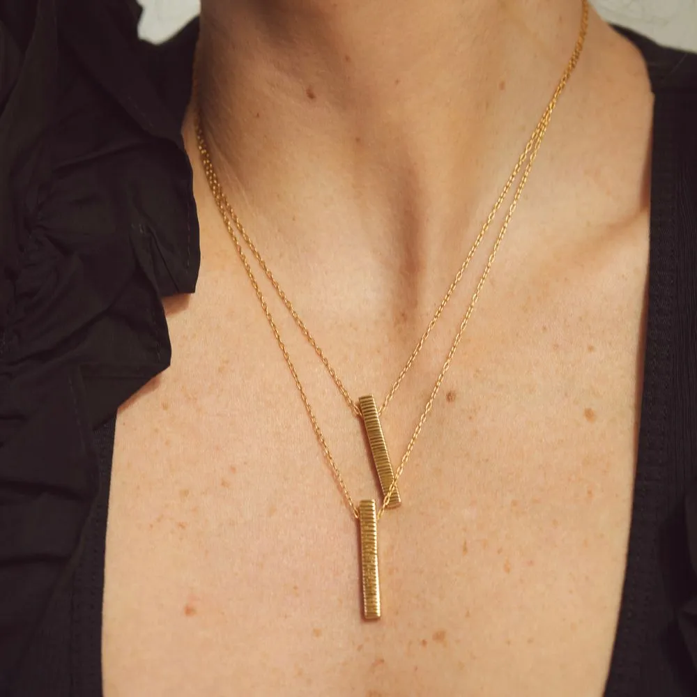 Meta Bar Necklace