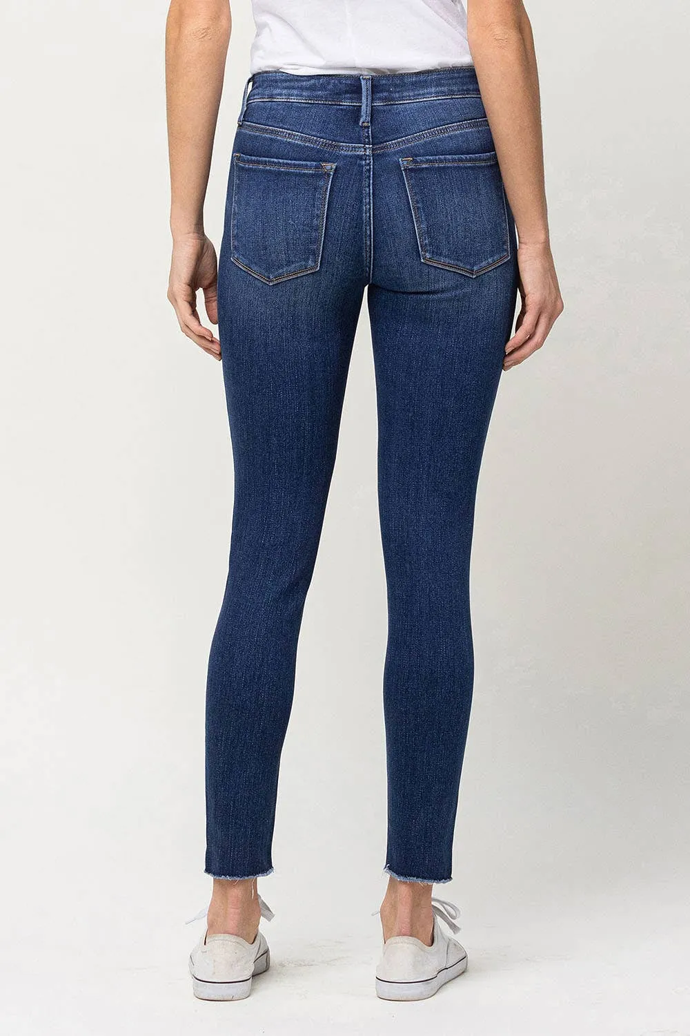 MID RISE CROP SKINNY