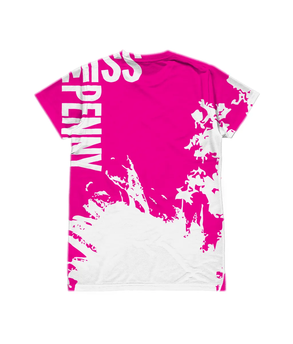 Miss Penny Unisex All-Over Sublimation  Abstract Tee