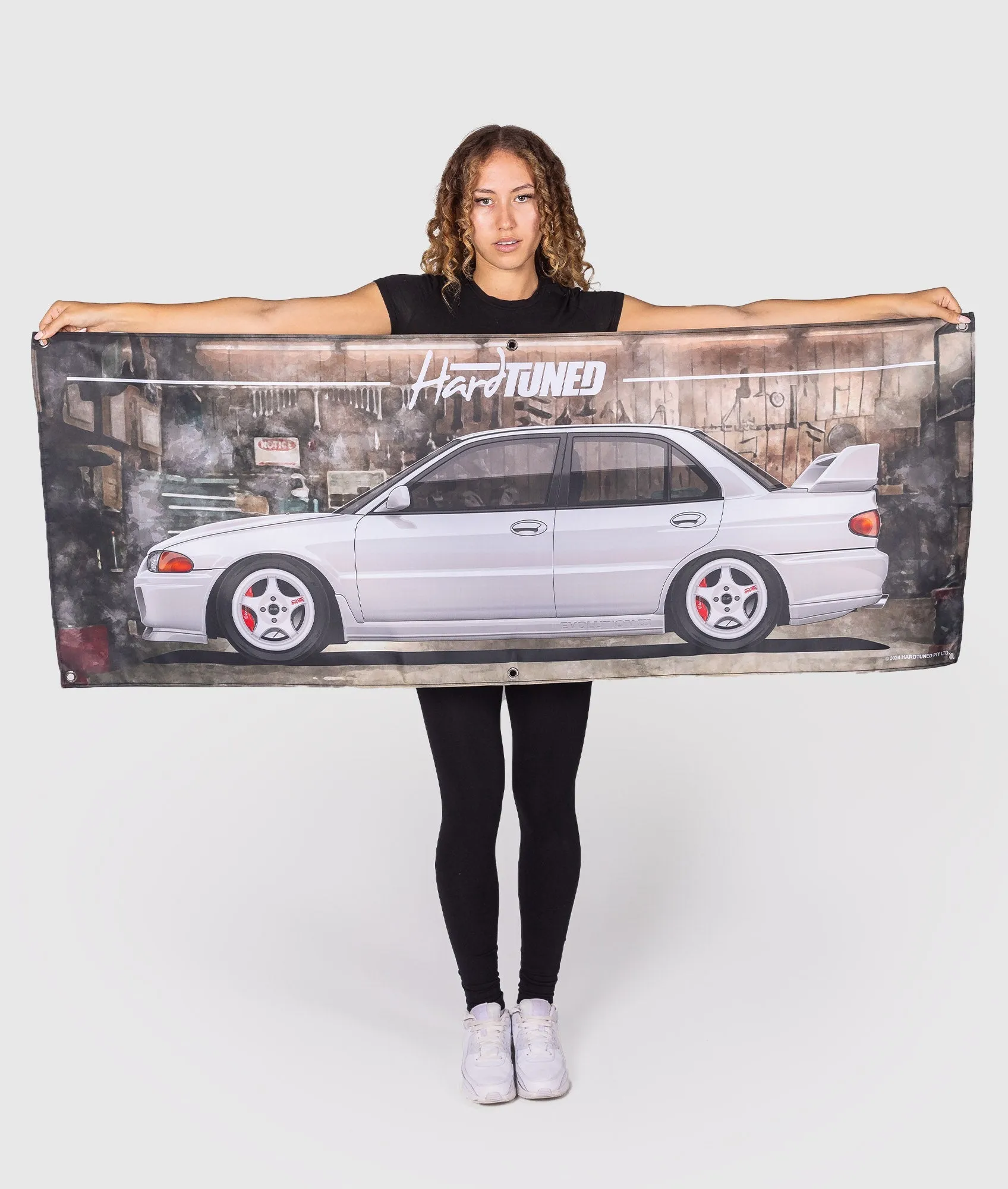 Mitsubishi Evolution 3 Garage Flag