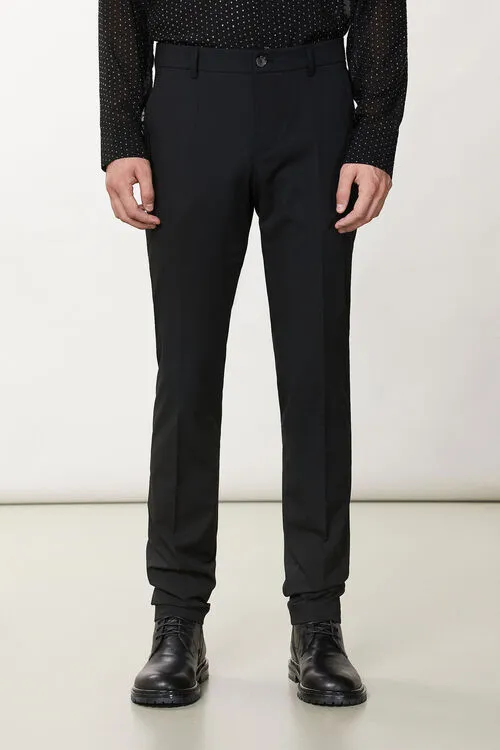 Nero Vinile Slim canvas Pants